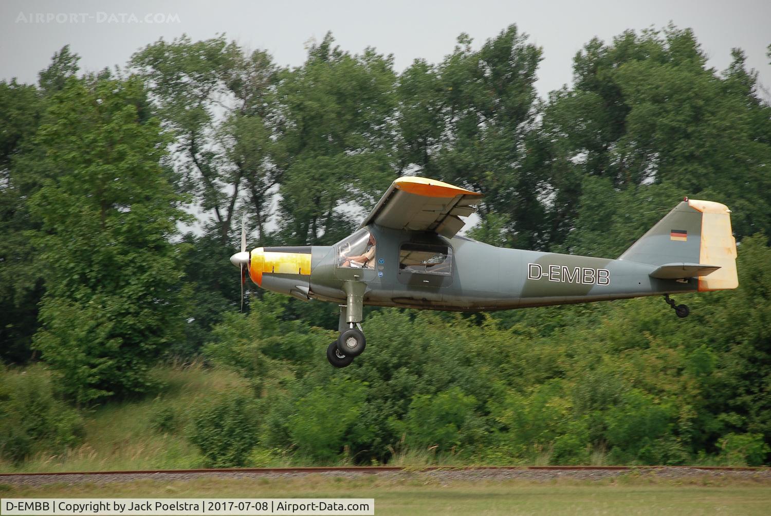 D-EMBB, 1958 Dornier Do-27B-1 C/N 307, Landing at Dorsten Germany