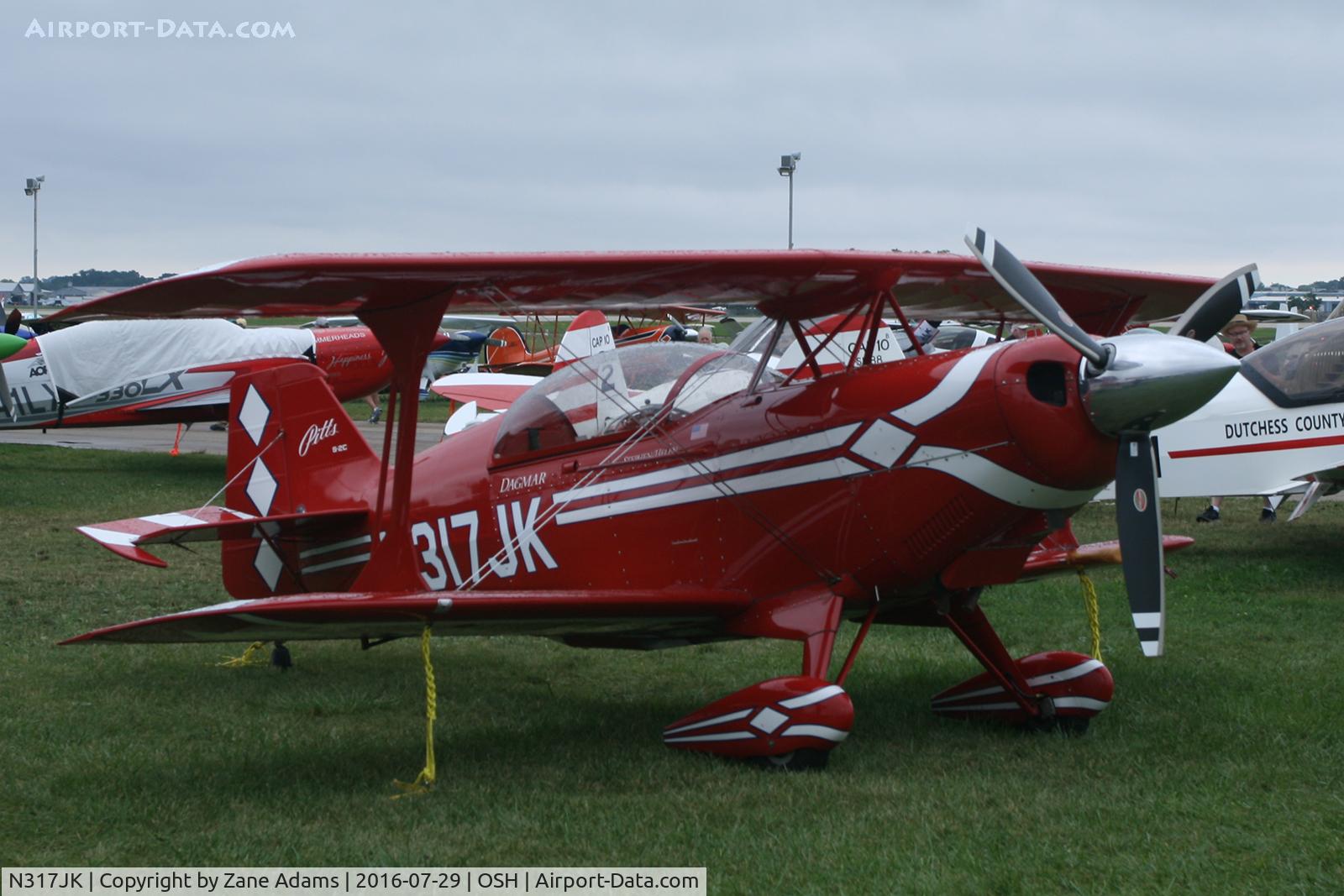 N317JK, 2008 Aviat Pitts S-2C Special C/N 6081, At the 2016 EAA AirVenture - Oshkosh, Wisconsin