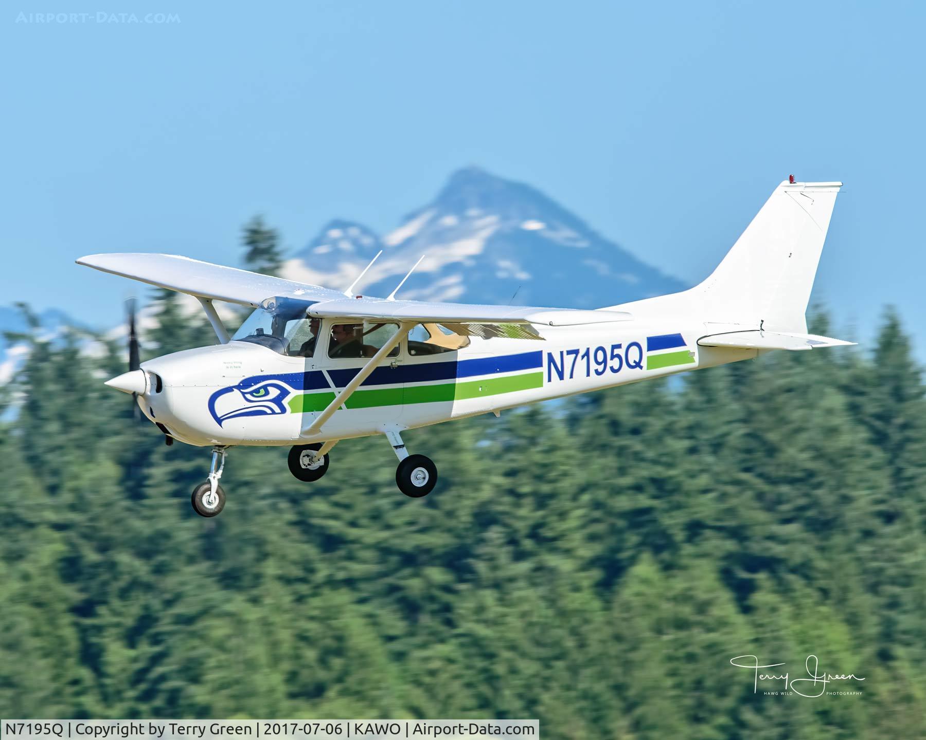 N7195Q, 1972 Cessna 172L C/N 17260495, KAWO
