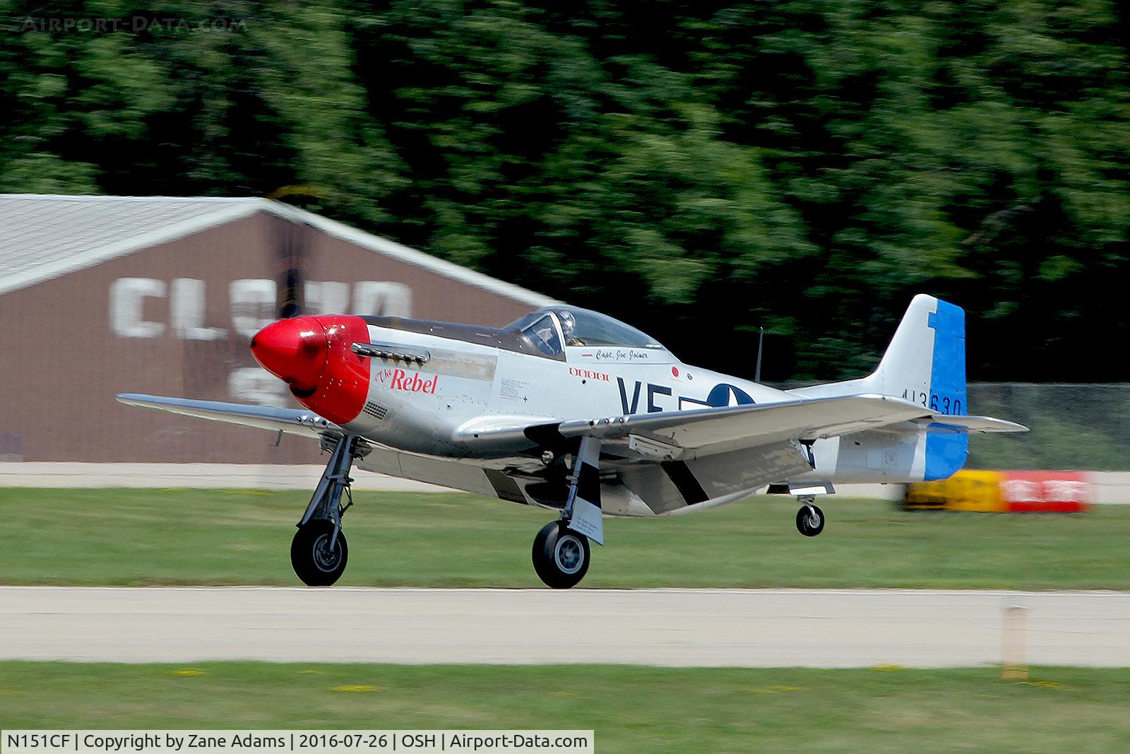 N151CF, 1944 North American P-51D Mustang C/N 44-84933N, At the 2016 EAA AirVenture - Oshkosh, Wisconsin
