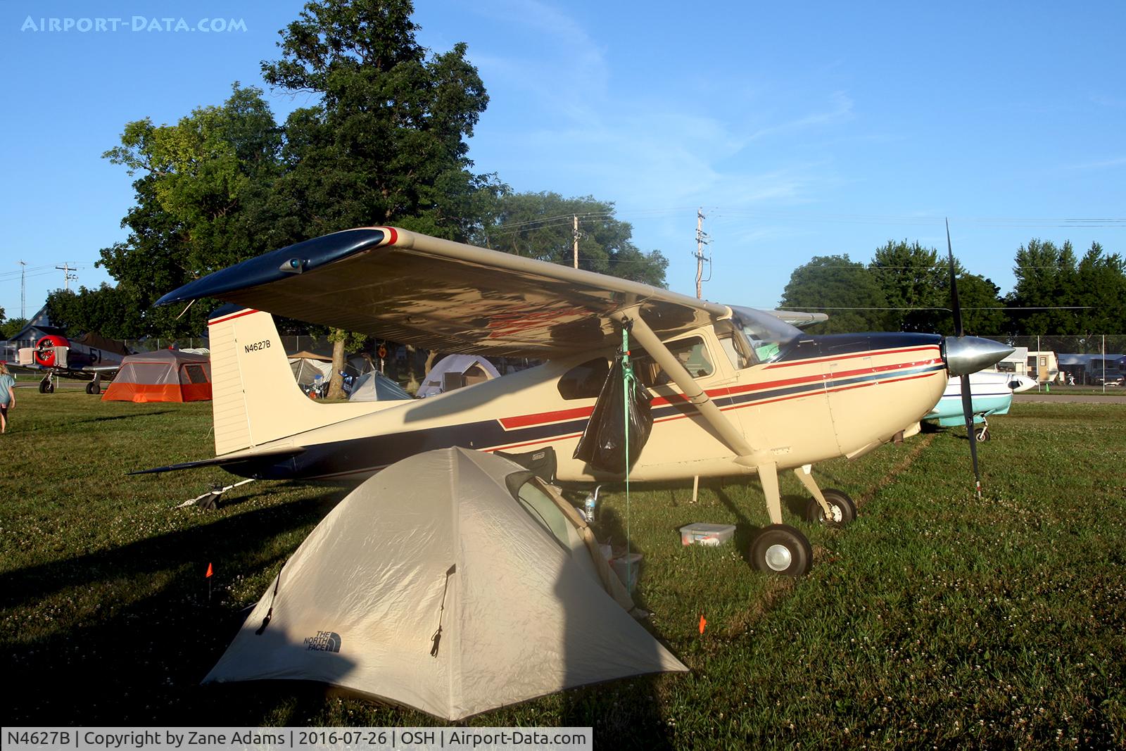 N4627B, 1955 Cessna 180 C/N 31525, At the 2016 EAA AirVenture - Oshkosh, Wisconsin