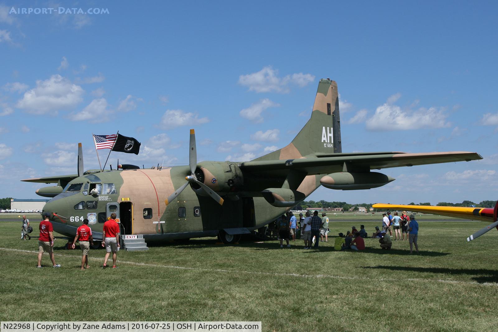 N22968, 1954 Fairchild C-123K Provider C/N 20113, At the 2016 EAA AirVenture - Oshkosh, Wisconsin