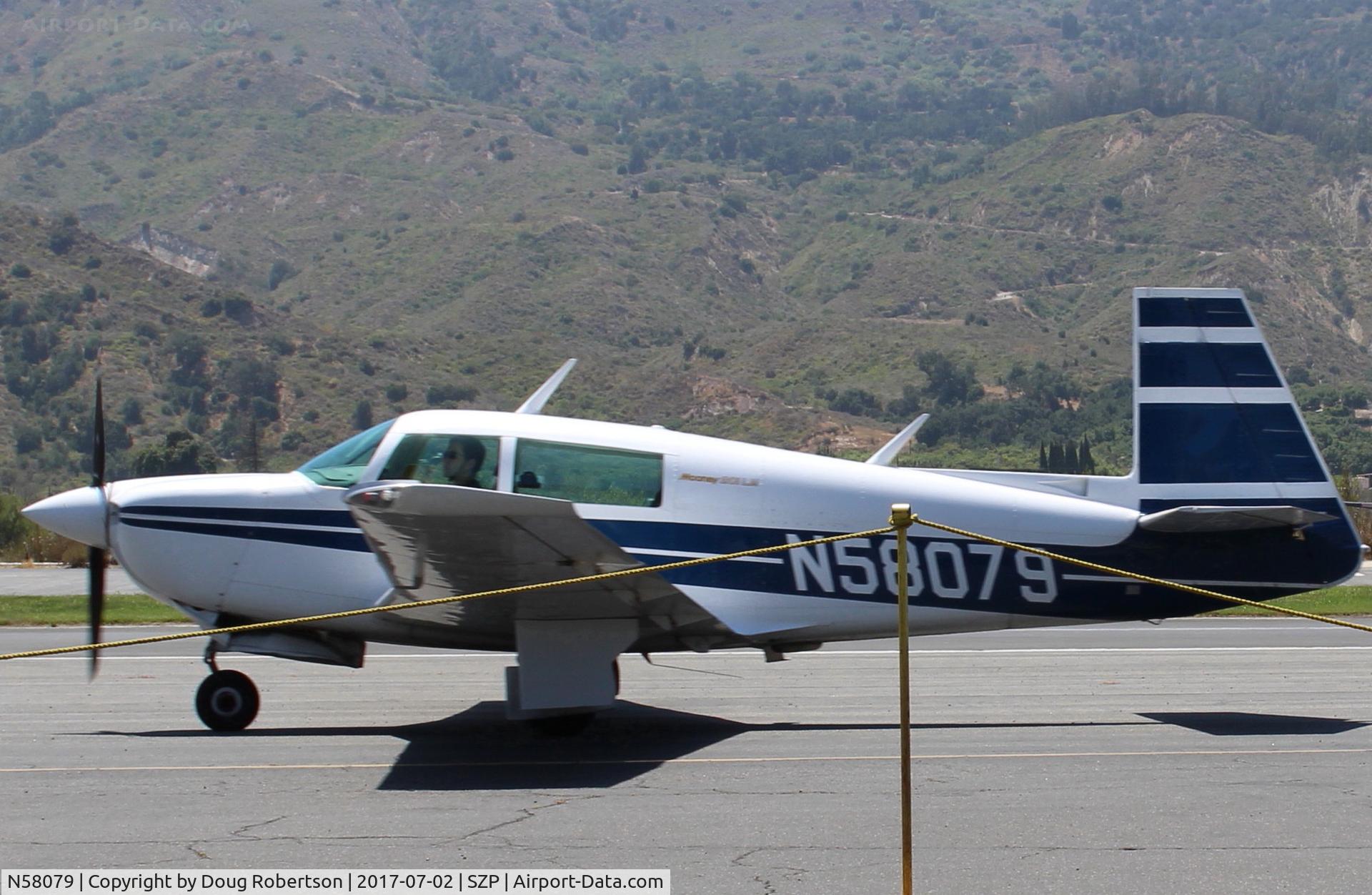 N58079, Mooney M20J 201 C/N 24-1638, 1987 Mooney M20J 201LM (Lean Machine), Lycoming IO-360-A3B6D 200 Hp, taxi to Rwy 22