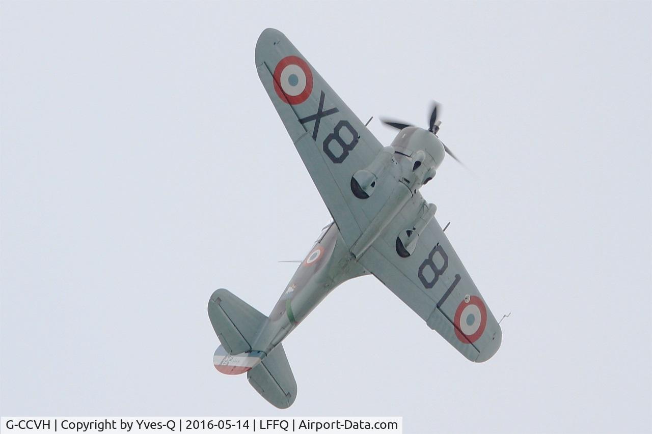 G-CCVH, 1939 Curtiss H-75A-1 C/N 12881, Curtiss H-75A-1, On display, La Ferté-Alais airfield (LFFQ) Airshow 2016