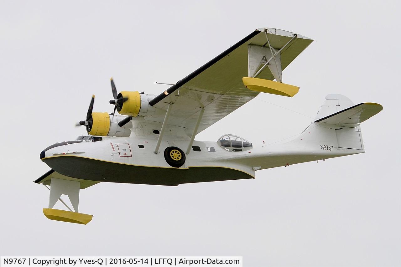 N9767, 1942 Boeing PBY-5A Catalina C/N 9767, Consolidated Vultee PBY-5A Catalina, On display, La Ferté-Alais airfield (LFFQ) Air show 2016