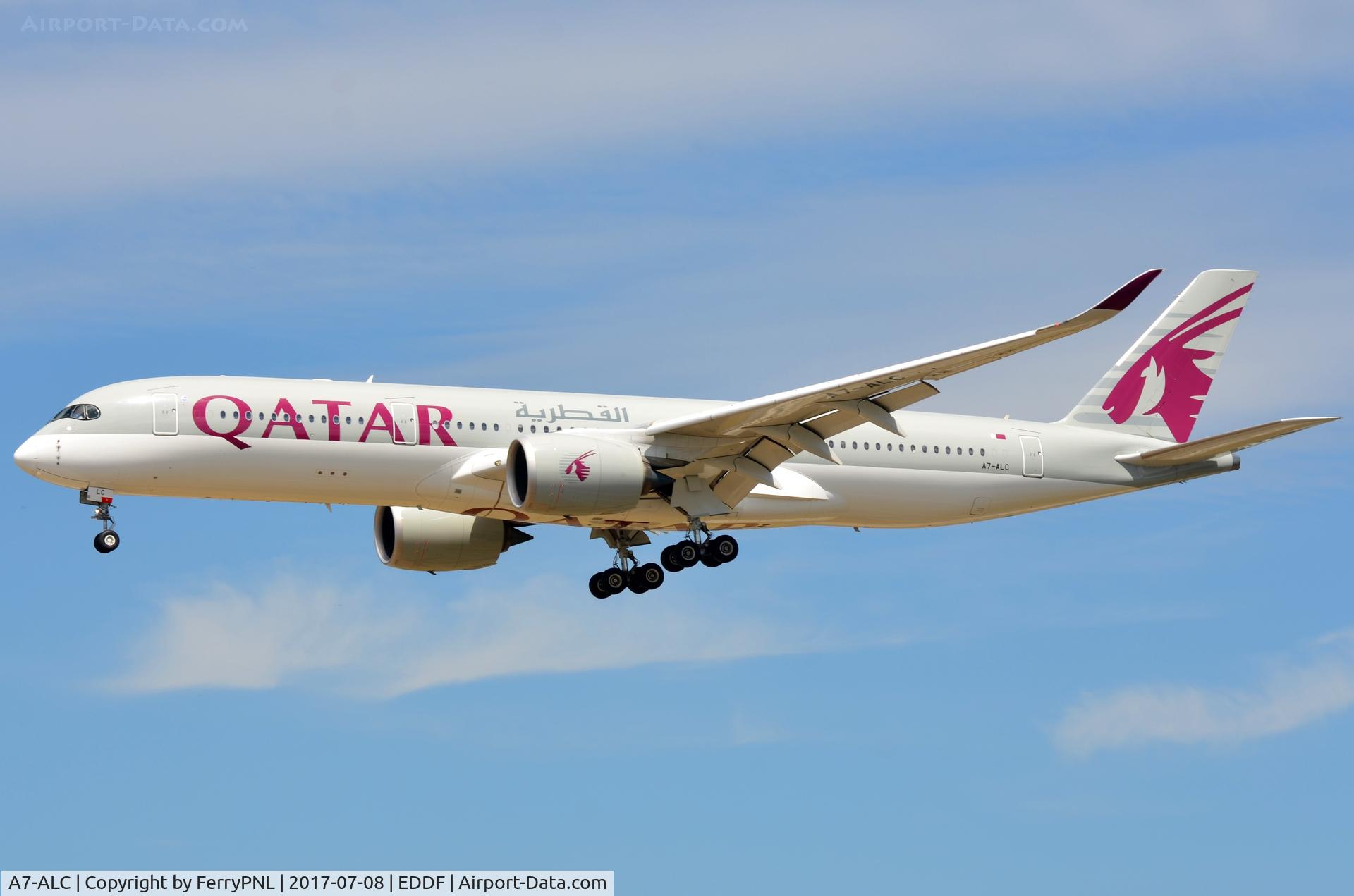 A7-ALC, 2015 Airbus A350-941 C/N 009, Arrival of Qatar A359