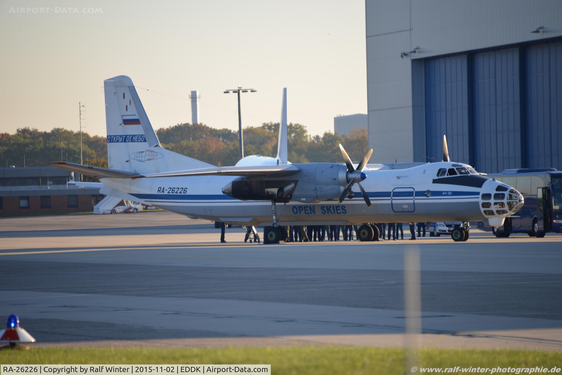 RA-26226, Antonov An-30 C/N 0706, Antonov An-30 - Russian Air Force - 0706 - RA-26226 - 02.11.2015 - CGN
