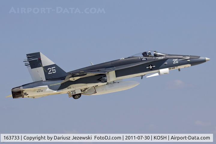 163733, 1989 McDonnell Douglas F/A-18C Hornet C/N 0803, FA-18C Hornet 163733 25 CoNA from VFA-25 Fist of the Fleet NAS Lemoore, CA