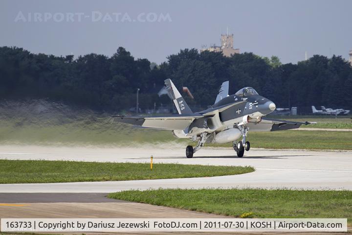 163733, 1989 McDonnell Douglas F/A-18C Hornet C/N 0803, FA-18C Hornet 163733 25 CoNA from VFA-25 Fist of the Fleet NAS Lemoore, CA