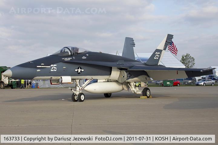 163733, 1989 McDonnell Douglas F/A-18C Hornet C/N 0803, FA-18C Hornet 163733 25 CoNA from VFA-25 Fist of the Fleet NAS Lemoore, CA