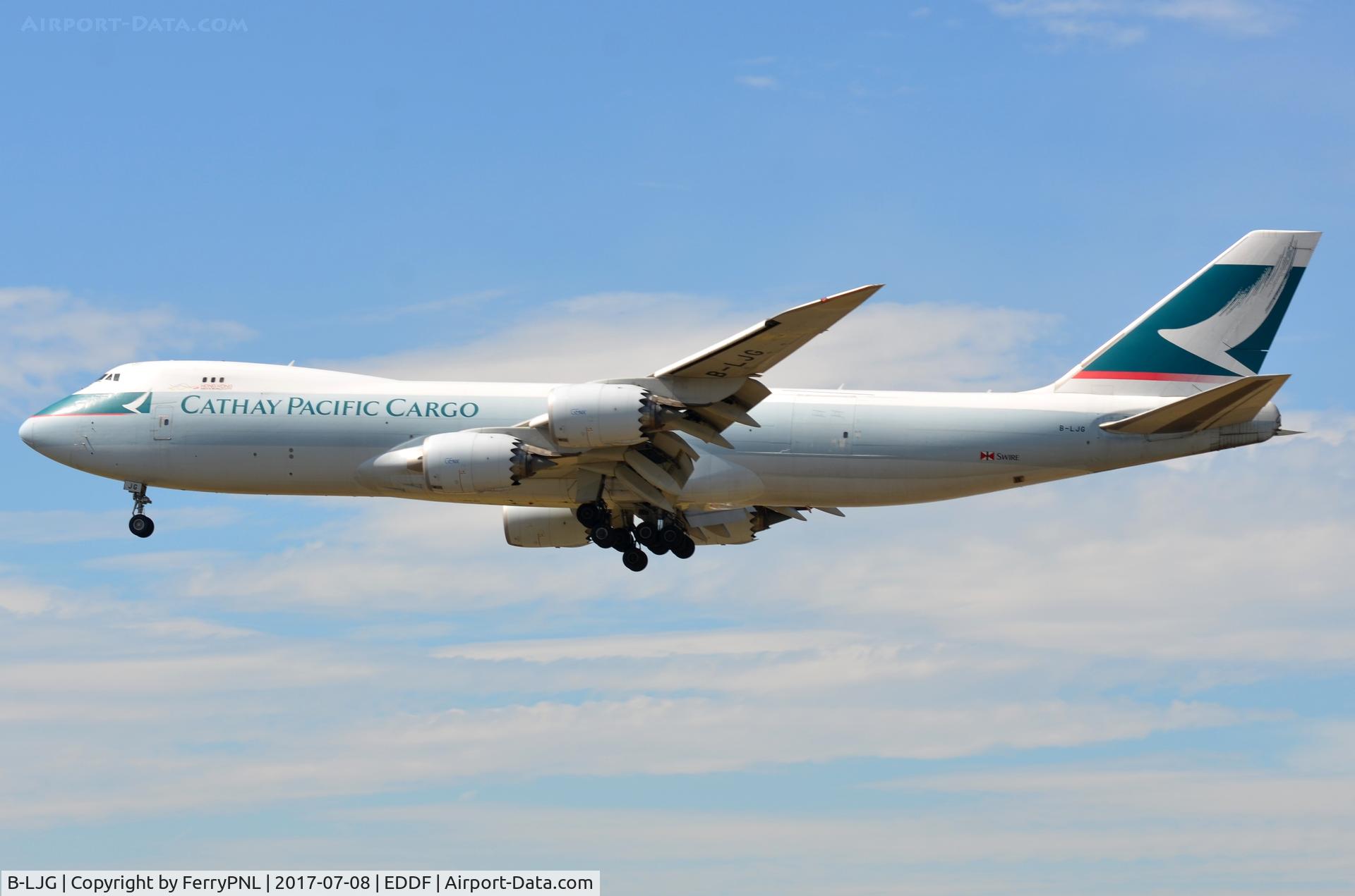 B-LJG, 2012 Boeing 747-867F C/N 39244, Cathay Pacific B748F