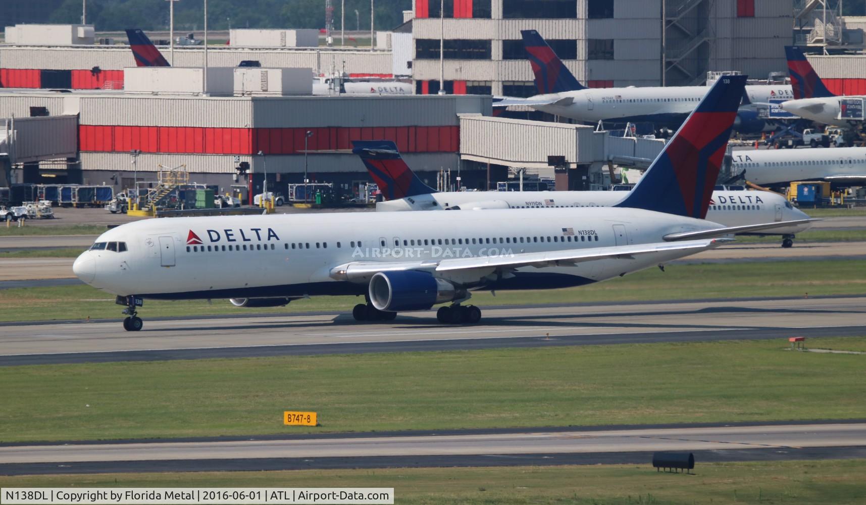 N138DL, 1991 Boeing 767-332 C/N 25409, Delta