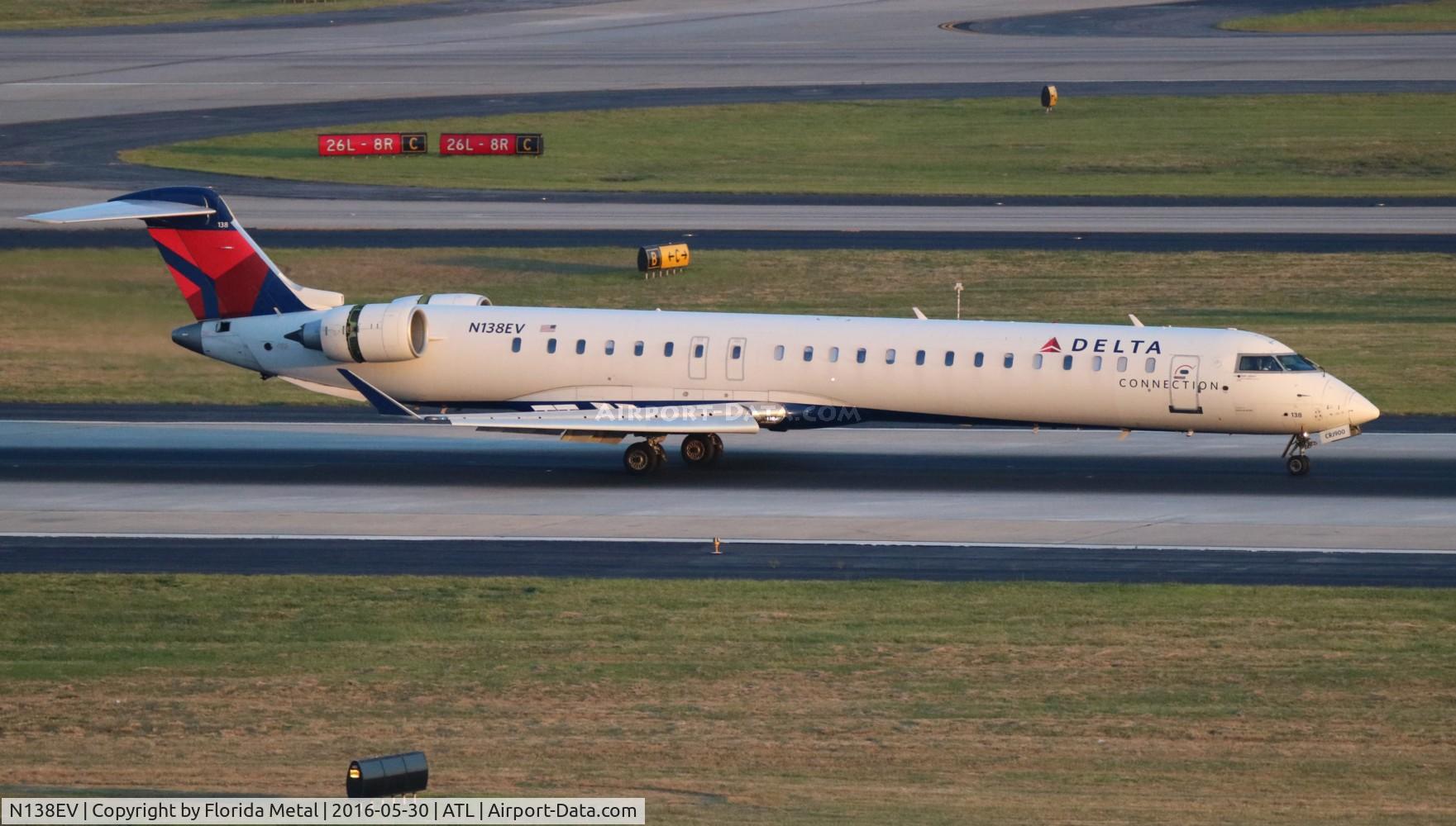 N138EV, 2010 Bombardier CRJ-900ER (CL-600-2D24) C/N 15235, Delta Connection