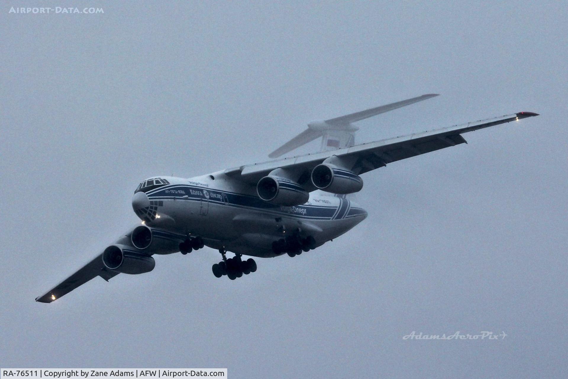RA-76511, 2012 Ilyushin Il-76TD-90VD C/N 2123422750, On short final at Alliance Airport - Fort Worth, TX