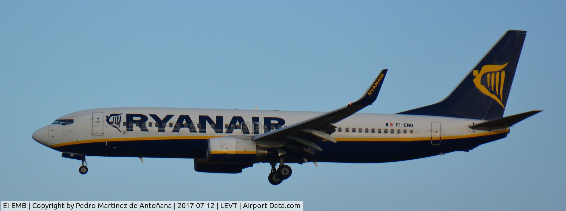 EI-EMB, 2010 Boeing 737-8AS C/N 38511, Foronda - Vitoria-Gasteiz - España