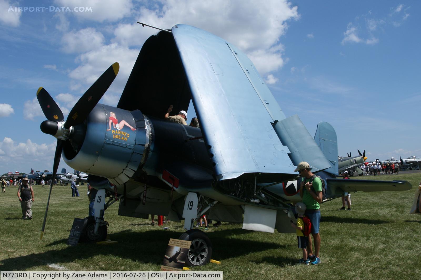 N773RD, 1944 Goodyear FG-1D Corsair C/N 3694, At the 2016 EAA AirVenture - Oshkosh, Wisconsin