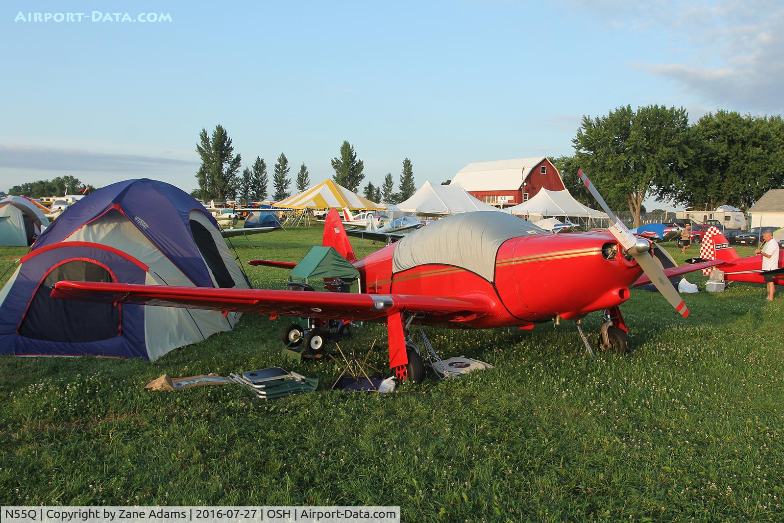 N55Q, 1946 Globe GC-1B Swift C/N 1024, At the 2016 EAA AirVenture - Oshkosh, Wisconsin