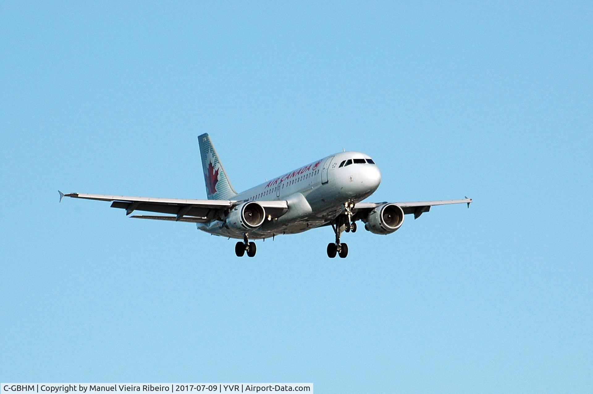 C-GBHM, 1997 Airbus A319-114 C/N 769, Arrival in Vancouver