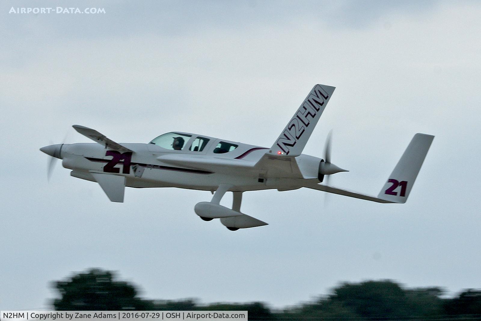 N2HM, 2000 Rutan Defiant C/N 146, At the 2016 EAA AirVenture - Oshkosh, Wisconsin