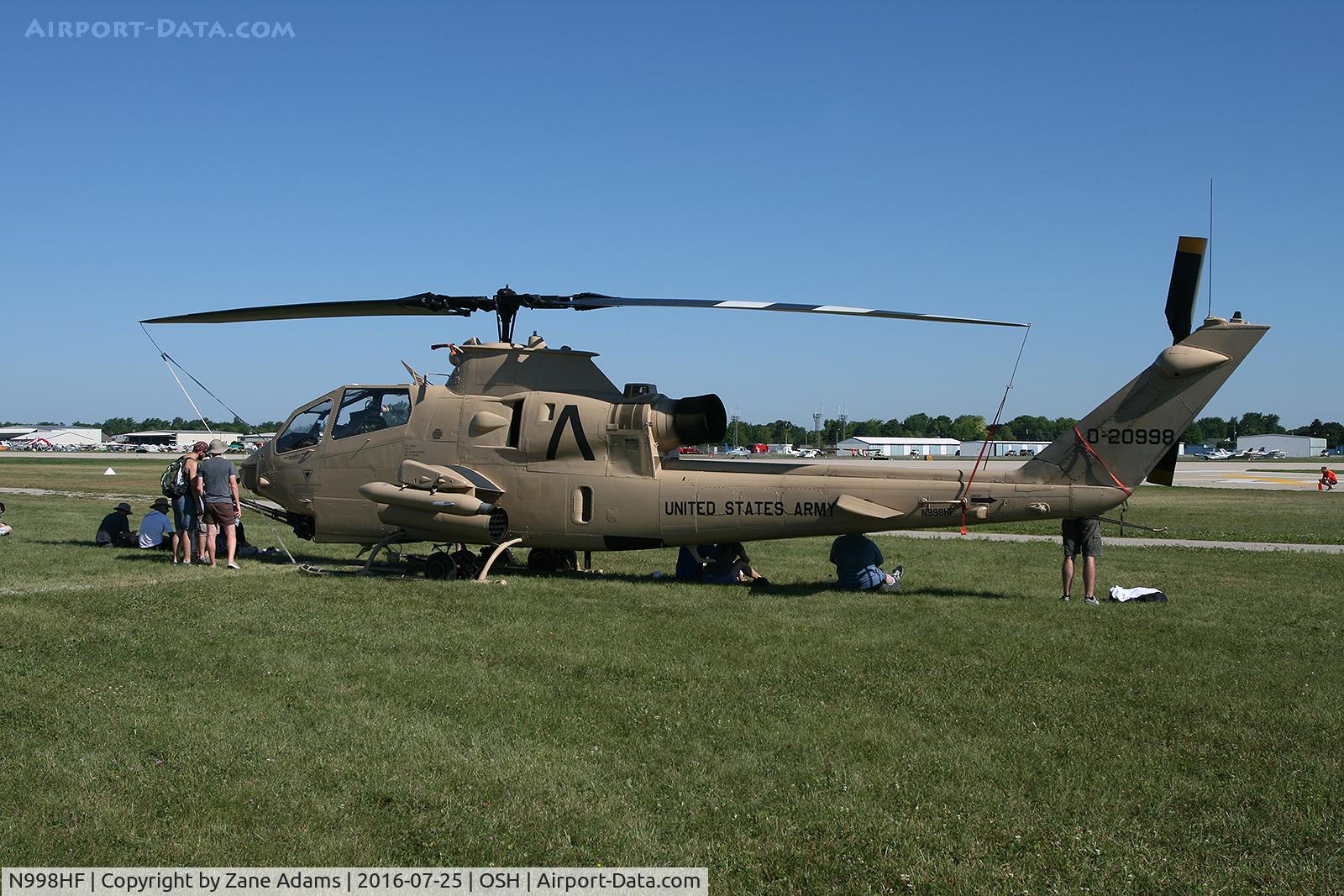 N998HF, 1971 Bell AH-1F Cobra C/N 71-20998, At the 2016 EAA AirVenture - Oshkosh, Wisconsin