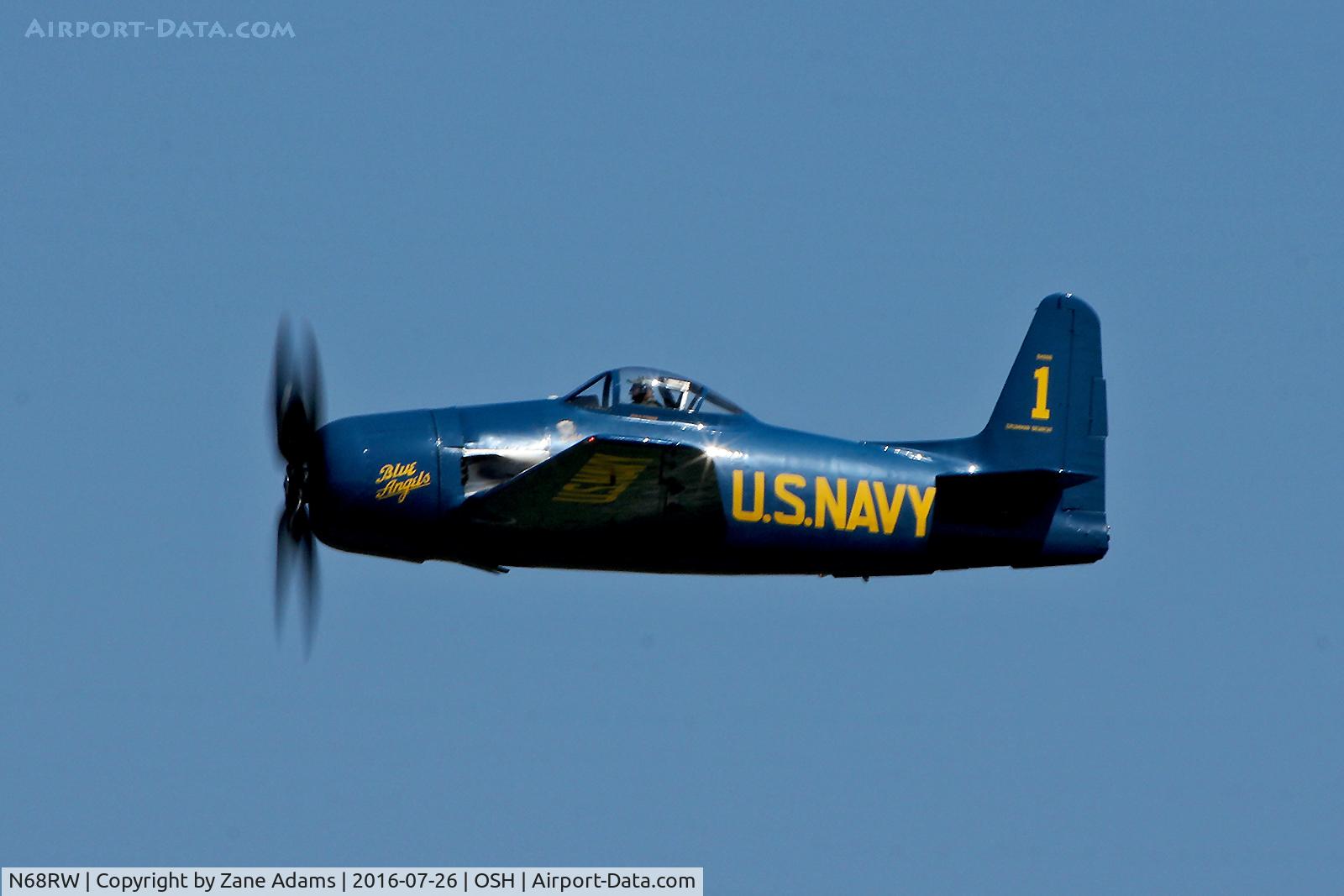 N68RW, 1947 Grumman F8F-2 (G58) Bearcat C/N D.1162, At the 2016 EAA AirVenture - Oshkosh, Wisconsin