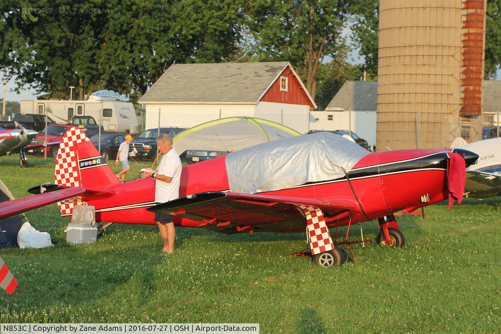 N853C, 1946 Globe GC-1B Swift C/N 1039, At the 2016 EAA AirVenture - Oshkosh, Wisconsin