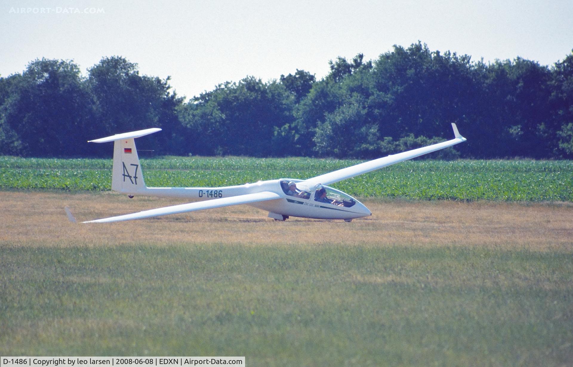 D-1486, Glaser-Dirks DG-505 Elan Orion C/N 5E-152X9, Nordholz 8.6.2008