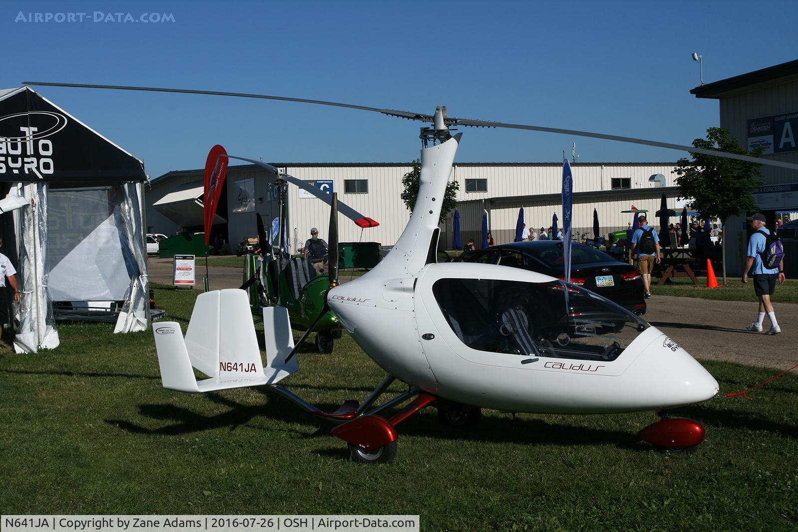 N641JA, 2016 AutoGyro Calidus C/N C00425, At the 2016 EAA AirVenture - Oshkosh, Wisconsin