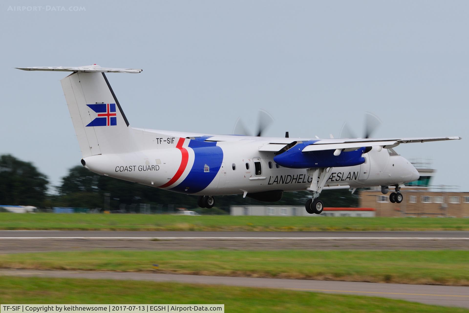 TF-SIF, 2008 De Havilland Canada DHC-8-314 Dash 8 C/N 660, Return Visitor.