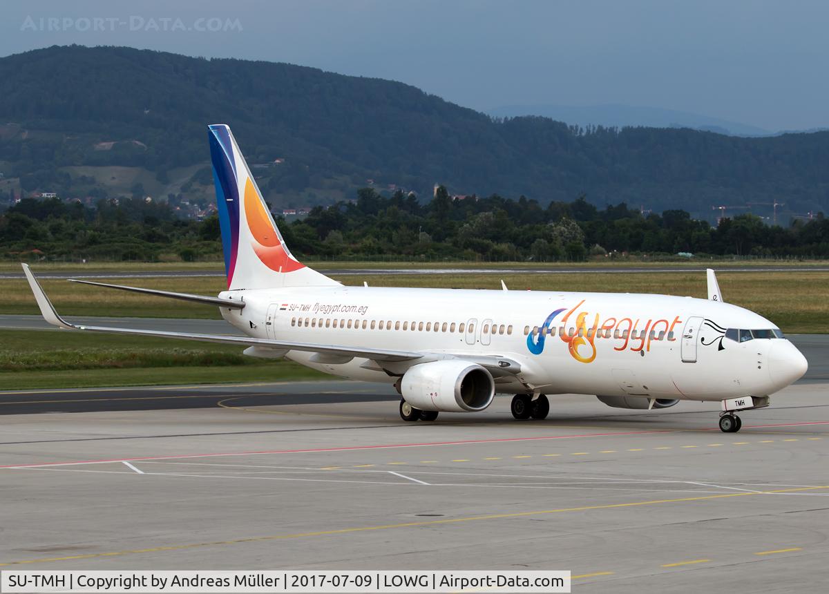SU-TMH, 2007 Boeing 737-8GJ C/N 34903, Arriving from St. Petersburg.