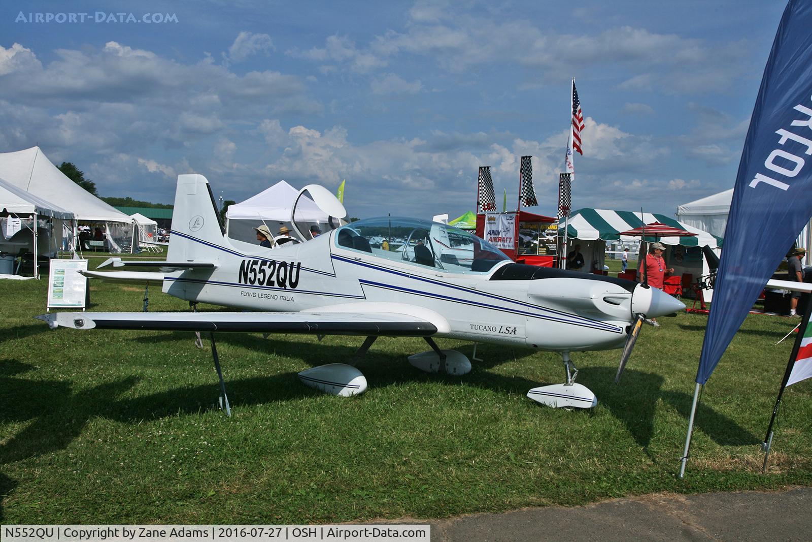 N552QU, 2015 Short Tucano LSA C/N 1403, At the 2016 EAA AirVenture - Oshkosh, Wisconsin