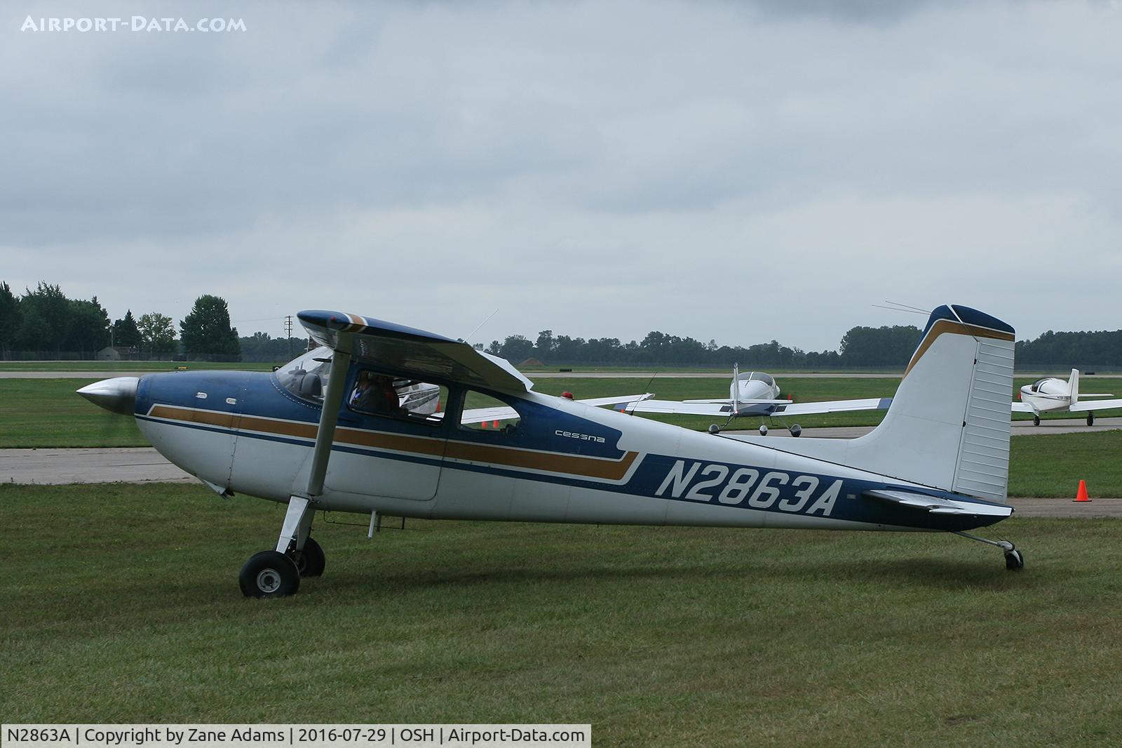 N2863A, 1953 Cessna 180 C/N 30063, At the 2016 EAA AirVenture - Oshkosh, Wisconsin
