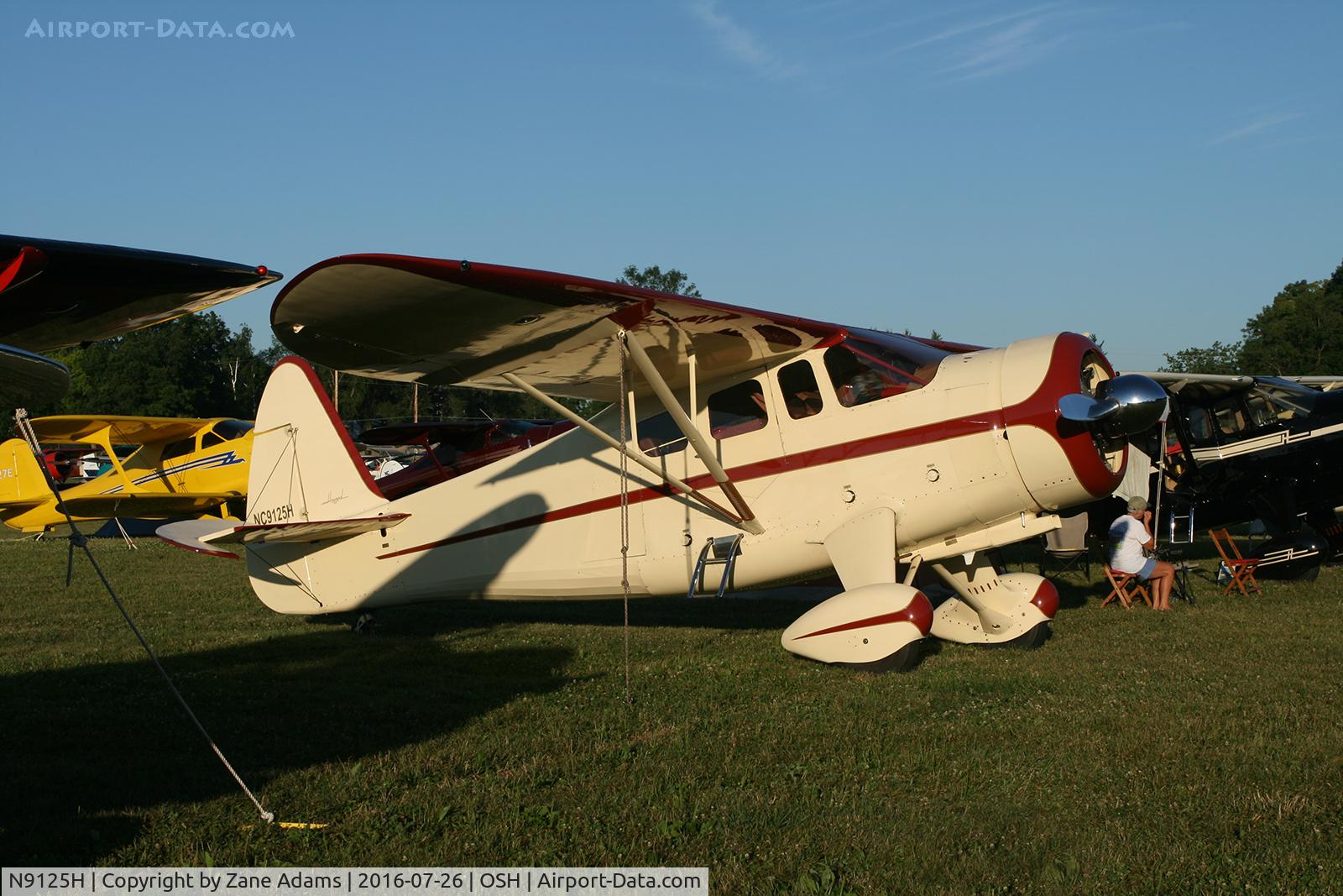 N9125H, 1943 Howard Aircraft DGA-15P C/N 767, At the 2016 EAA AirVenture - Oshkosh, Wisconsin