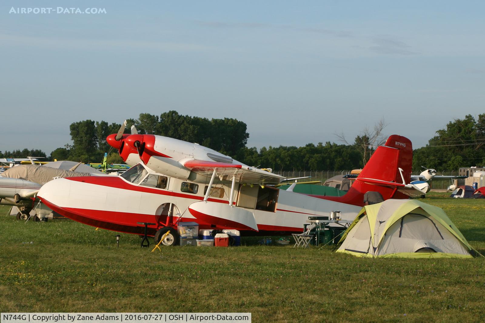 N744G, 1944 Grumman G-44 Widgeon C/N 1394, At the 2016 EAA AirVenture - Oshkosh, Wisconsin
