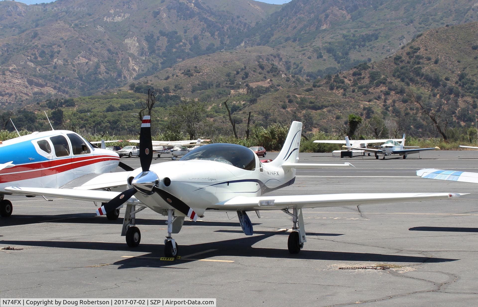 N74FX, 2007 Lancair Legacy C/N L2K-283, 2007 Larson Lancair LEGACY, Continental IO-550 310Hp speedster