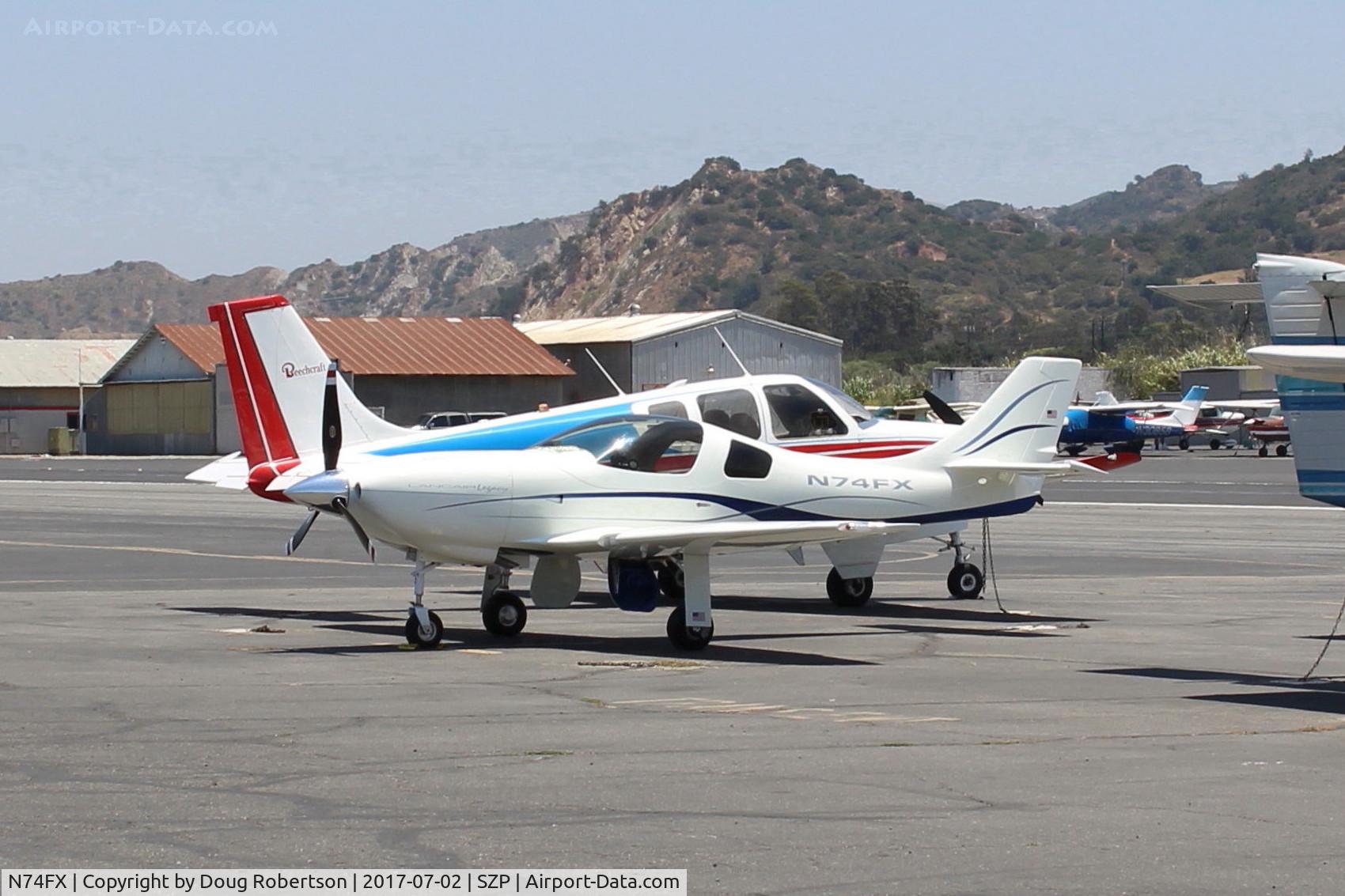N74FX, 2007 Lancair Legacy C/N L2K-283, 2007 Larson Lancair LEGACY, Continental IO-550 310 Hp speedster