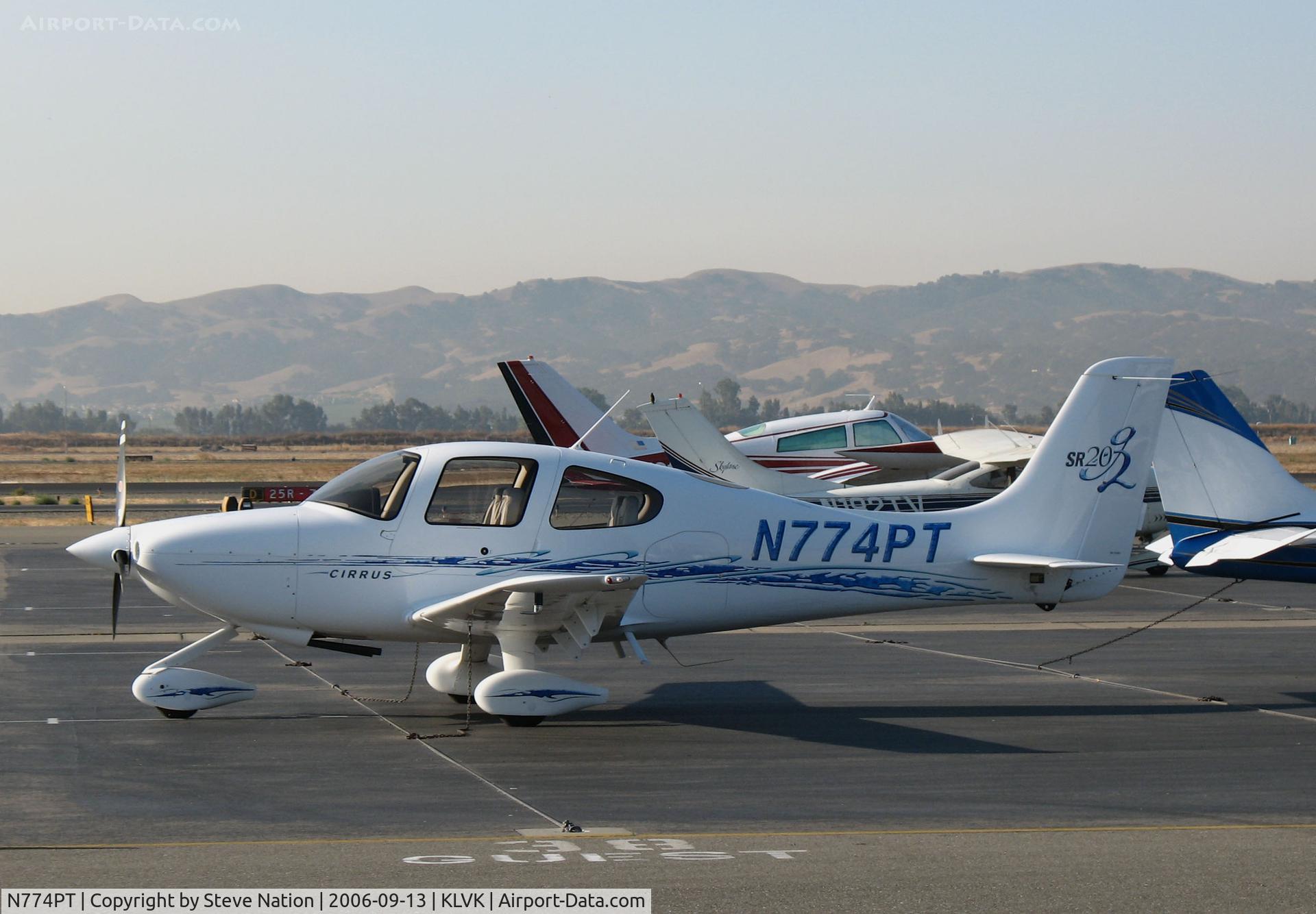 N774PT, 2006 Cirrus SR20 G2 C/N 1612, Locally-based 2006 Cessna SR20 @ Livermore, CA (sold to new owner in Virginia 04.08)