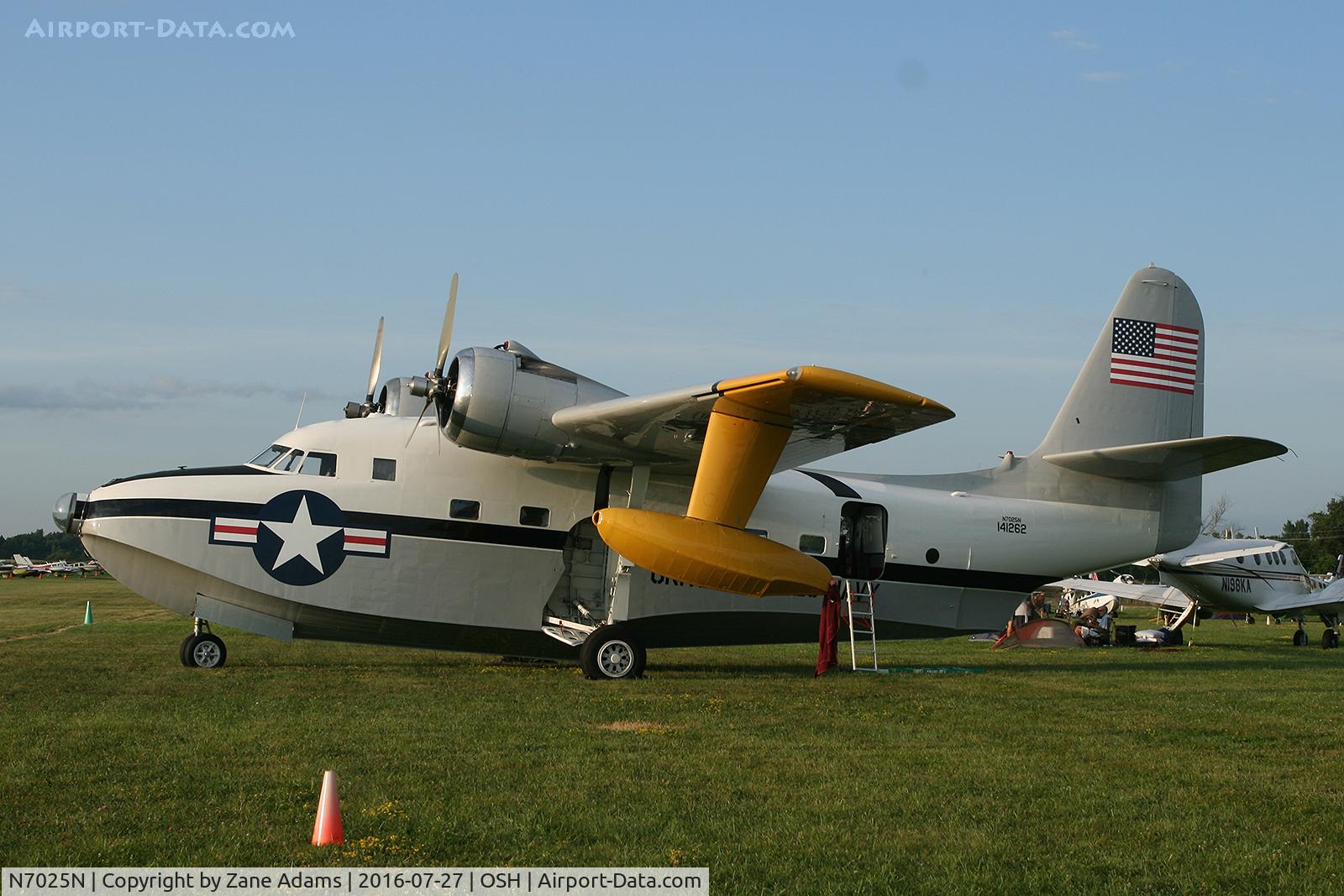 N7025N, 1955 Grumman HU-16C (UF-1) Albatross C/N G-409, At the 2016 EAA AirVenture - Oshkosh, Wisconsin