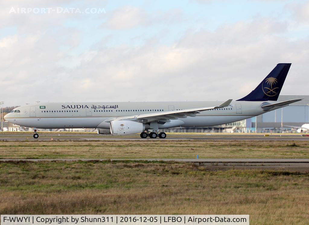 F-WWYI, 2016 Airbus A330-343 C/N 1739, C/n 1739 - To be HZ-AQ17
