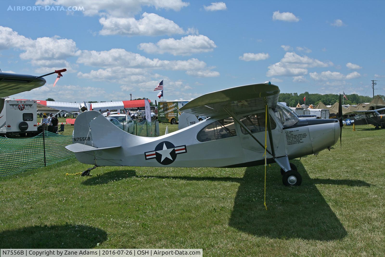N7556B, Champion 7FC C/N 7FC-58, At the 2016 EAA AirVenture - Oshkosh, Wisconsin