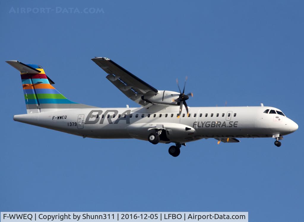 F-WWEQ, 2016 ATR 72-600 C/N 1379, C/n 1379 - To be SE-MKI