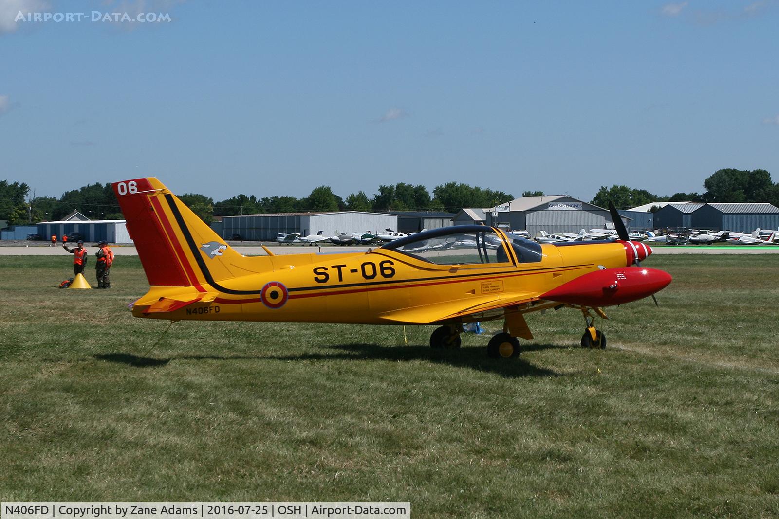 N406FD, 1990 SIAI-Marchetti SF-260D C/N 771, At the 2016 EAA AirVenture - Oshkosh, Wisconsin