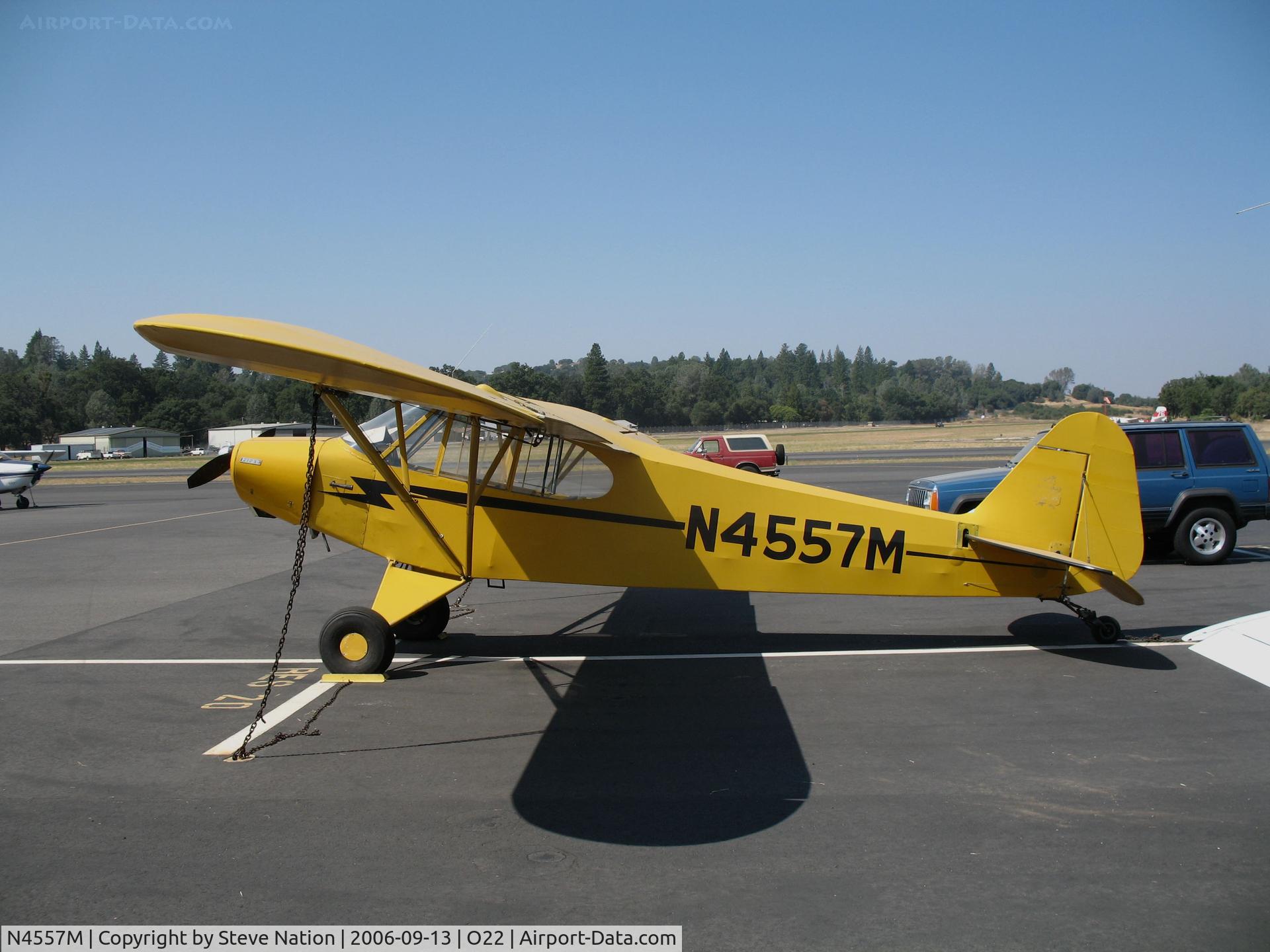 N4557M, 1947 Piper PA-11 Cub Special Cub Special C/N 11-58, Locally-based 1947 Piper PA-11 @ Columbia, CA