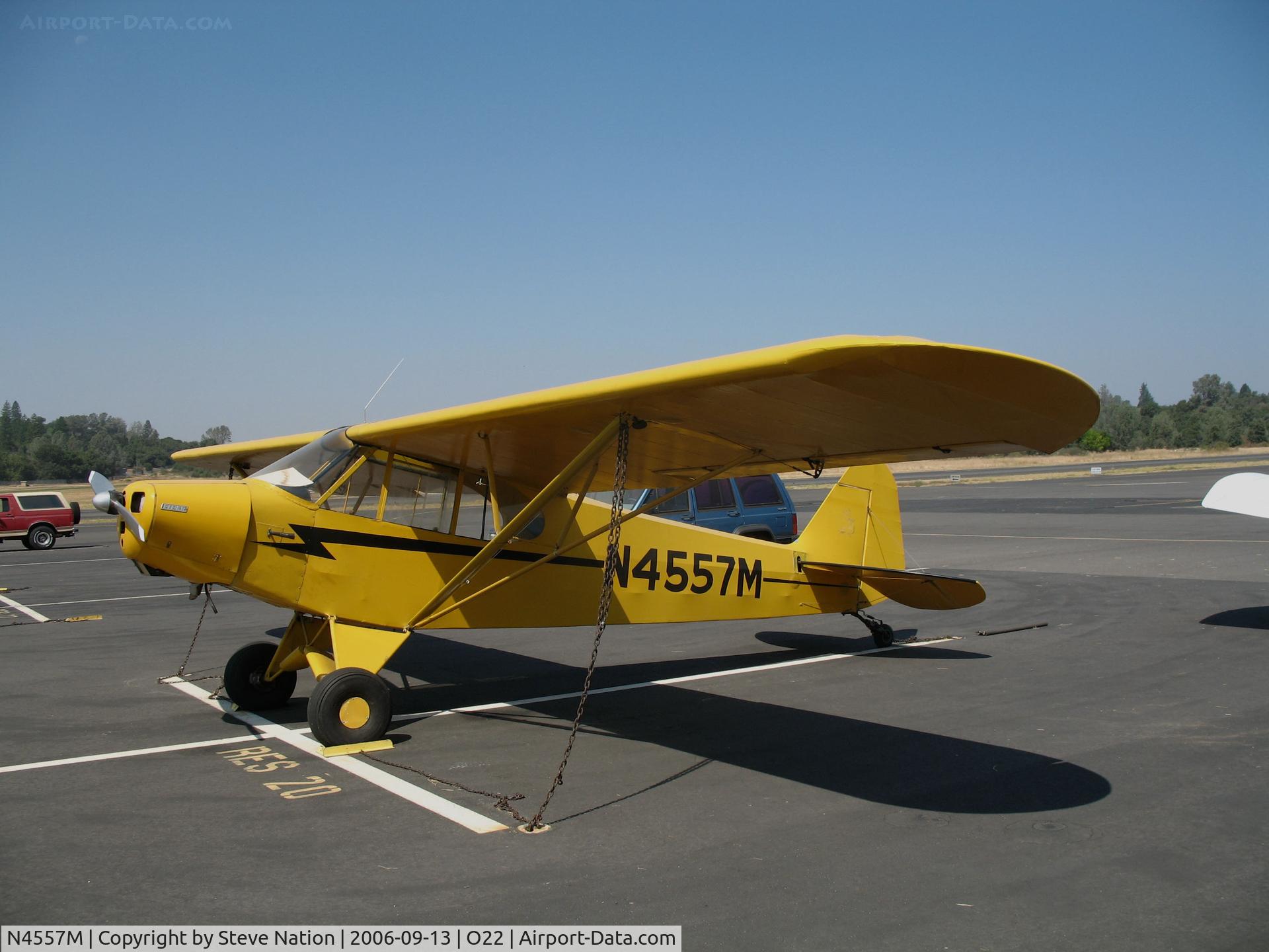 N4557M, 1947 Piper PA-11 Cub Special Cub Special C/N 11-58, Locally-based 1947 Piper PA-11 @ Columbia, CA