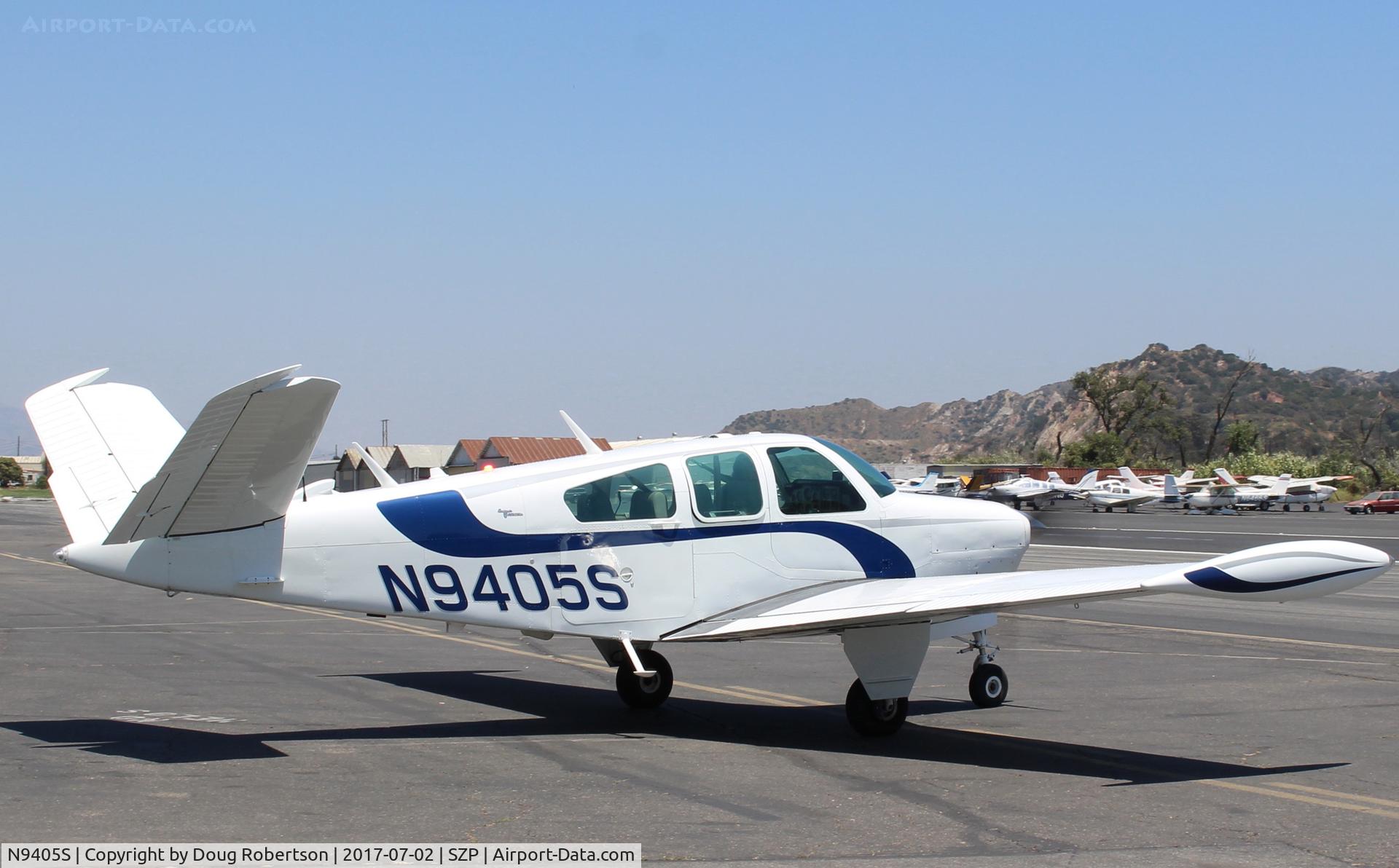 N9405S, 1965 Beech V35 Bonanza C/N D-8010, 1965 Beech V35 BONANZA, Continental IO-520-B 285 Hp