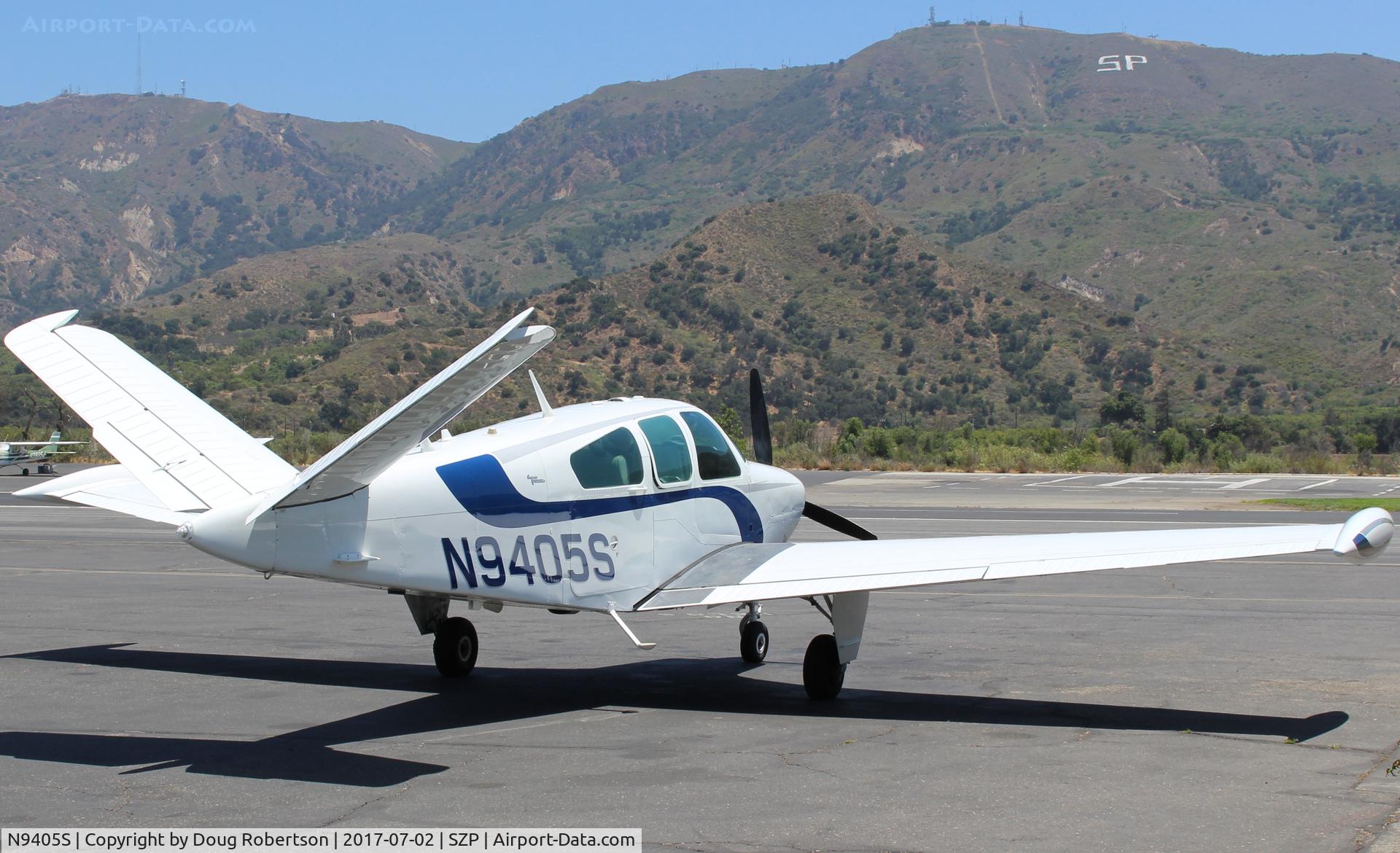 N9405S, 1965 Beech V35 Bonanza C/N D-8010, 1965 Beech V35 BONANZA, Continental IO-520-B 285 Hp