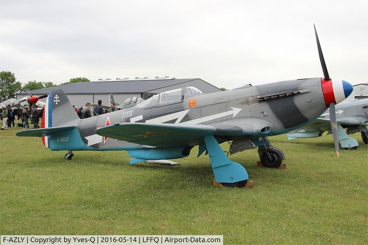 F-AZLY, Yakovlev Yak-3U C/N 172890, Yakovlev Yak-3U, Static display, La Ferté-Alais airfield (LFFQ) Air show 2016