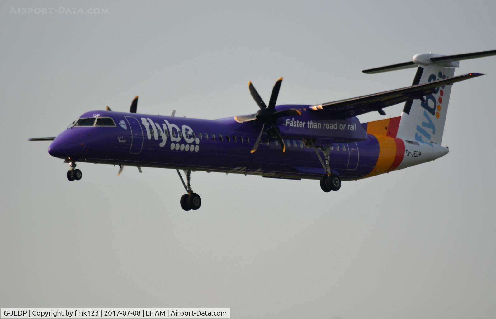 G-JEDP, 2003 De Havilland Canada DHC-8-402Q Dash 8 C/N 4085, FLY BE DASH 8