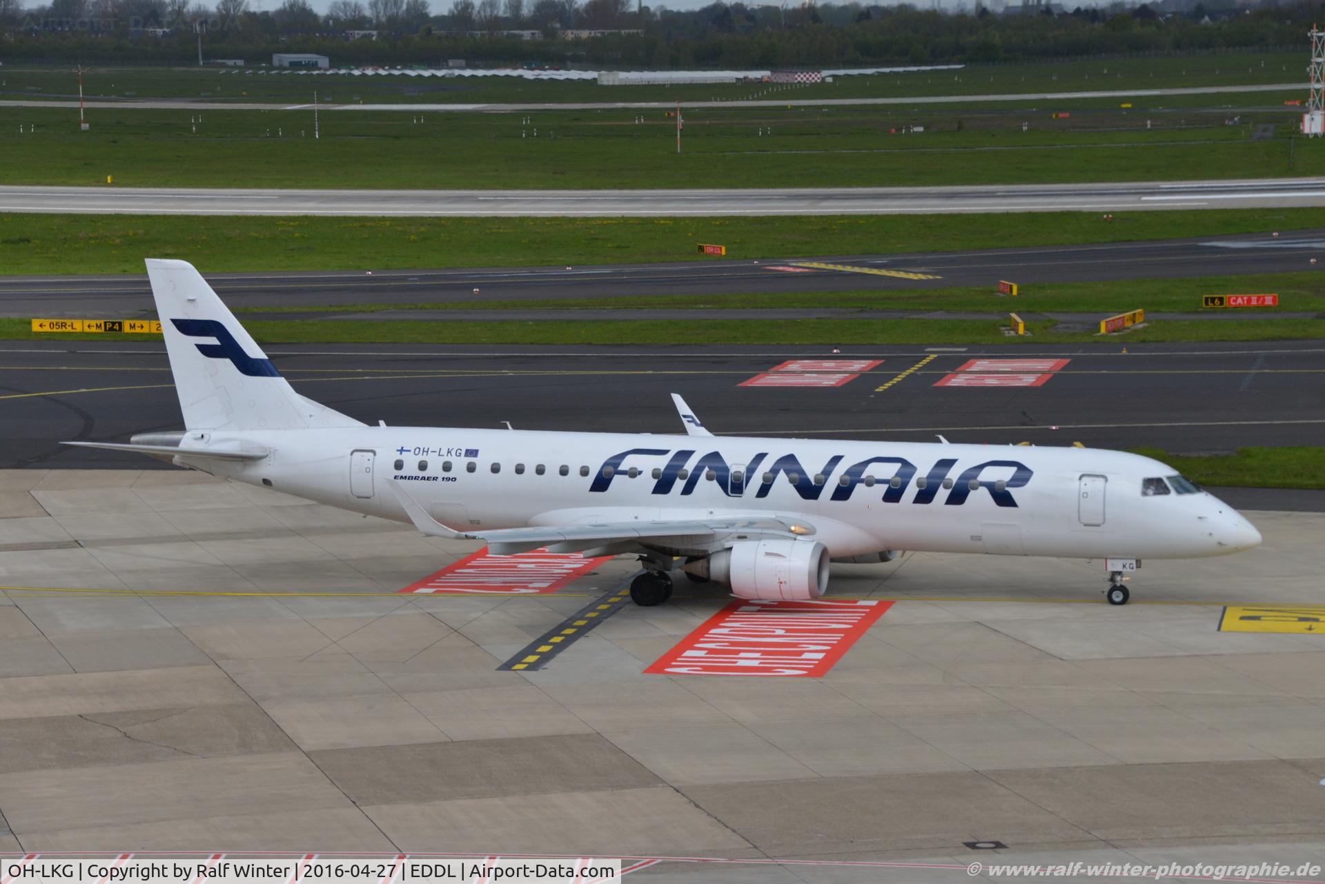 OH-LKG, 2007 Embraer 190LR (ERJ-190-100LR) C/N 19000079, Embraer ERJ-190LR 190-100LR - AY FIN Finair - 19000079 - OH-LKG - 27.04.2016 - DUS