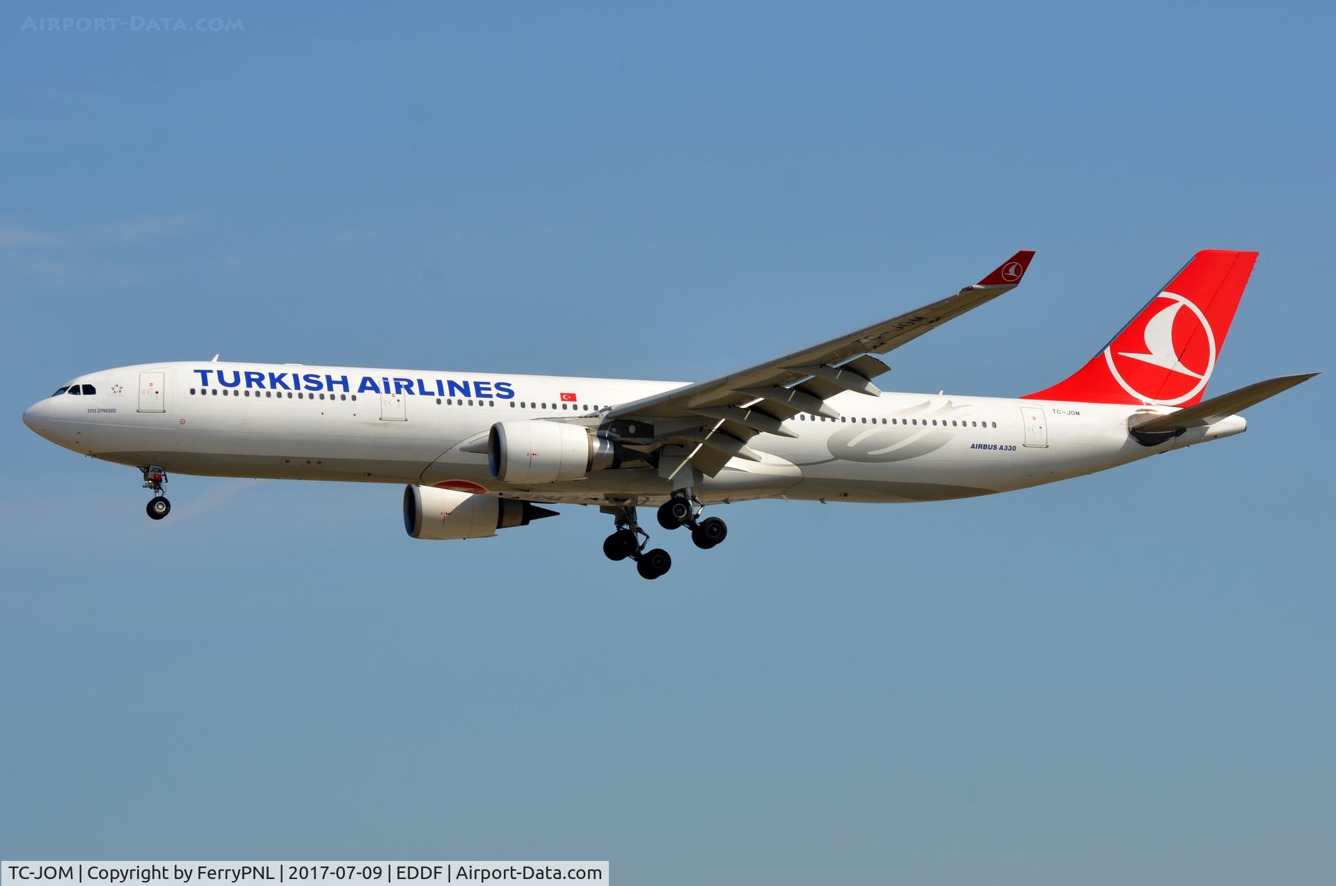 TC-JOM, 2014 Airbus A330-302 C/N 1499, Turkish A333